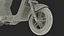 Segway eMoped C80 Blue Rigged