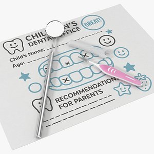 Orthodontic Dental Training Kit for Kids Light Pink model