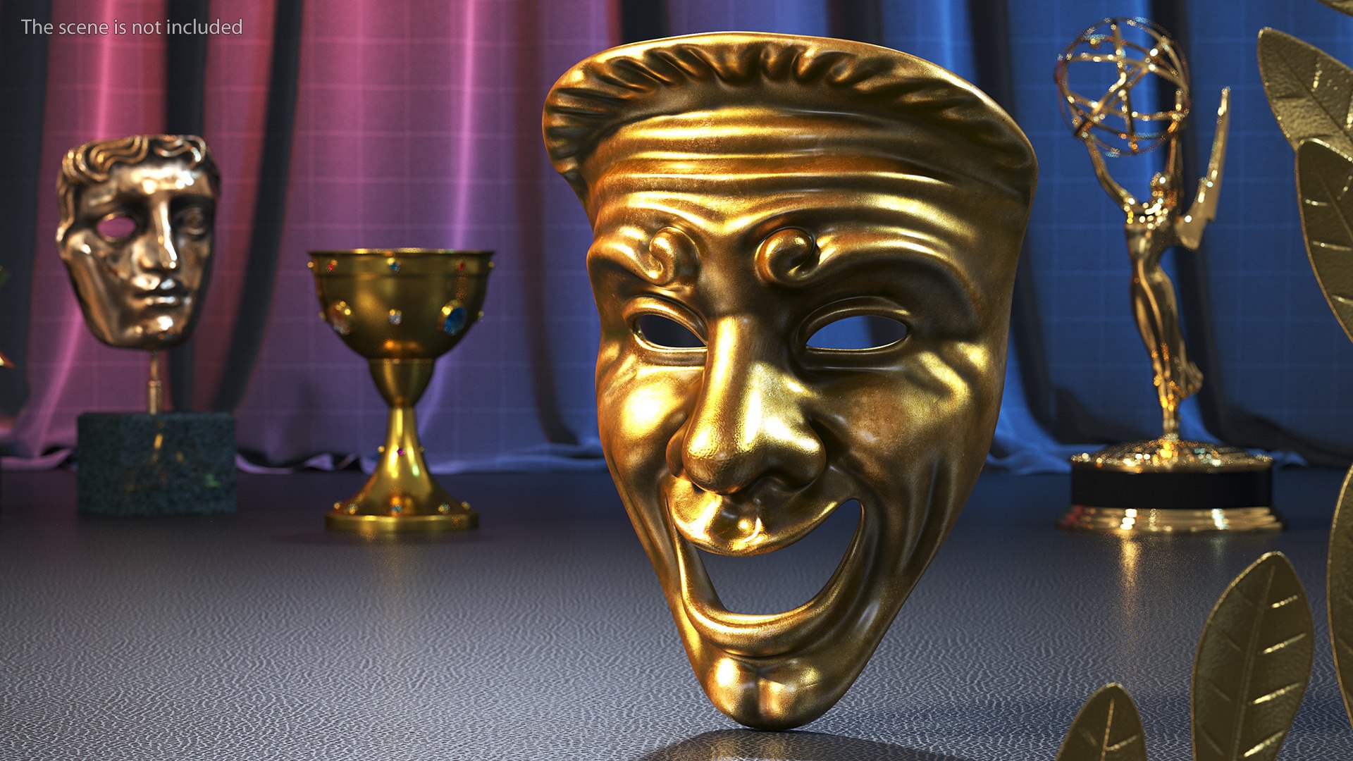 3D Model Comedy Mask - TurboSquid 2091644