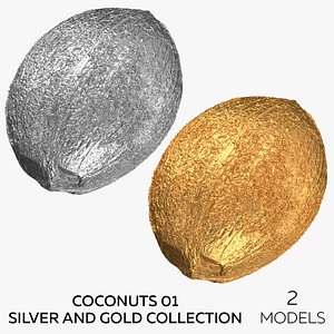 Coconuts 01 Silver and Gold Collection - 2 models model