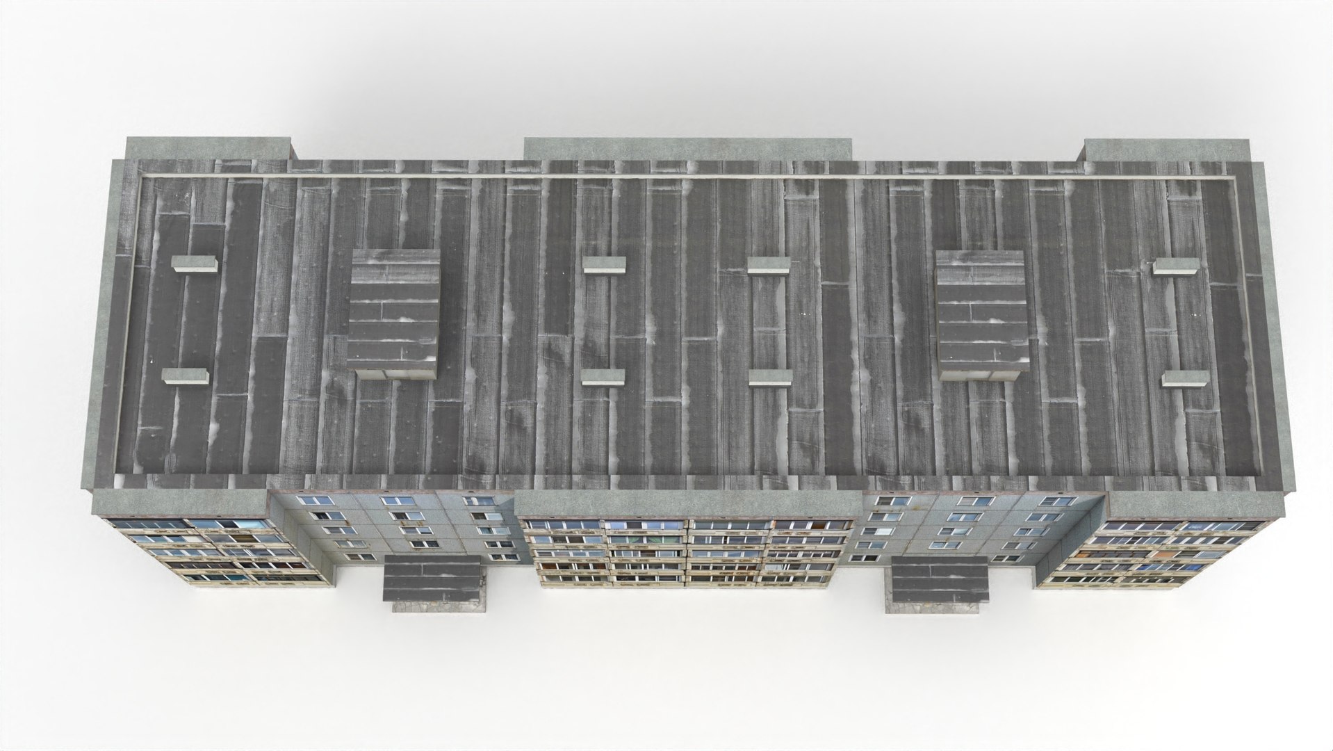 3D Five-Story Residential Building model - TurboSquid 2029073