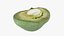 Fresh Almond Cross Section - 3D Scanned