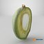 Fresh Almond Cross Section - 3D Scanned