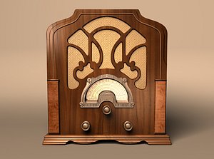 3d model airline radio