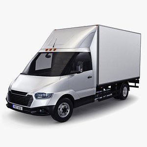3D Generic Box Truck M 4 model