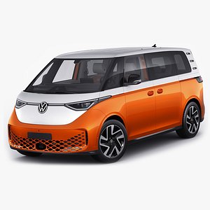3D Volkswagen IDBUZZ 2023 model