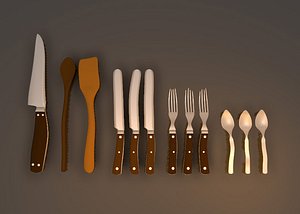 3D cutlery spoons