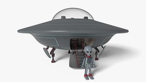 ufo alien toy 3D model