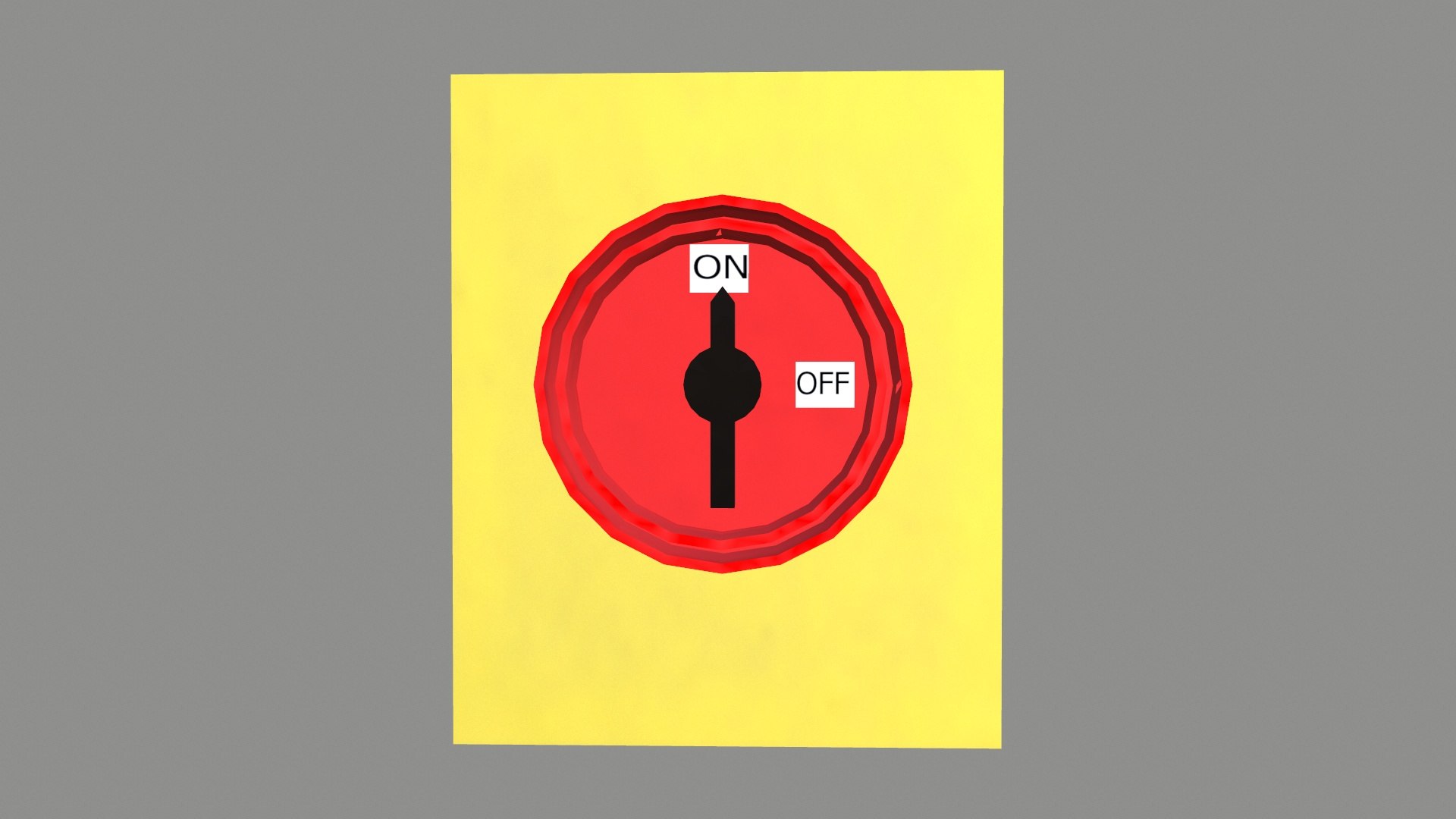 On Off Button 3D Model - TurboSquid 2321692