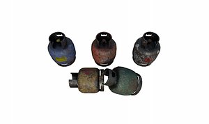 3D Gas Cylinder Pack