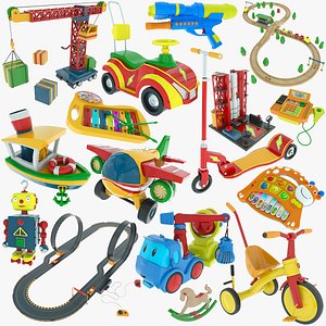 3D Toy Collection 16 in 1 model