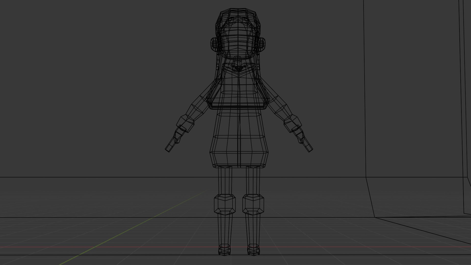 Low Poly Girl 3D - TurboSquid 2367303