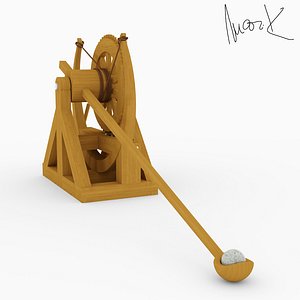catapult leonardo da 3d model