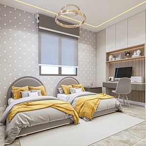 Boys Room 3D model