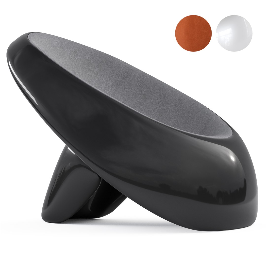 3D Model Halo Chair Karim Rashid - TurboSquid 2254960