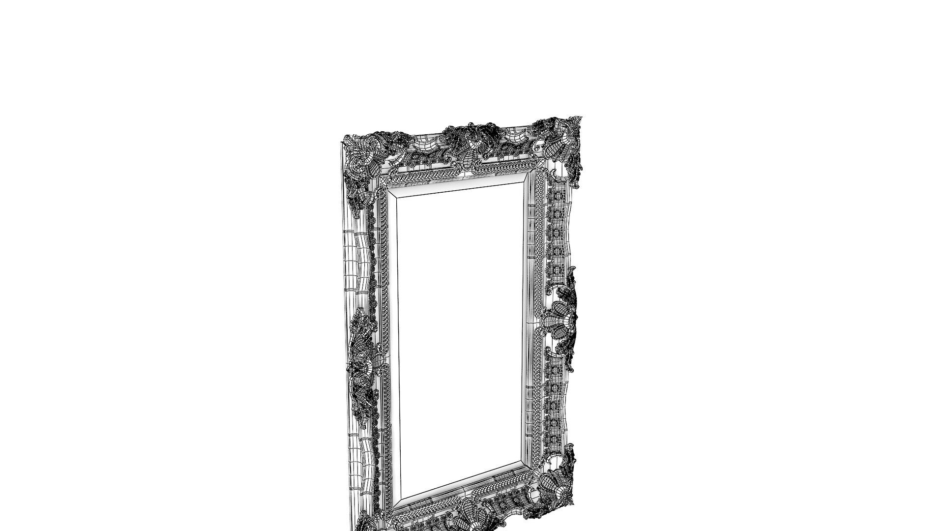 3D realistic baroque mirror picture frame model https://p.turbosquid.com/ts-thumb/4b/VQUgjJ/aPCu5ESE/c_w0003/jpg/1579180646/1920x1080/fit_q87/96b43d5617ec73a37d0aa90cac8ab4e0b1f744e3/c_w0003.jpg