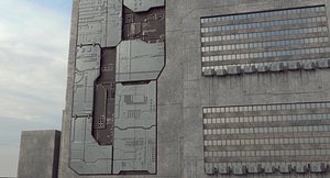 sci-fi sci fi 3D model