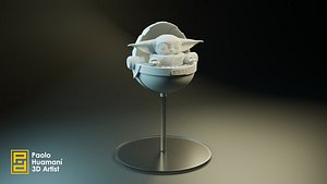 3D Baby Yoda model