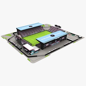 DRV PNK Stadium  Inter Miami CF  Lockhart Stadium 3D model