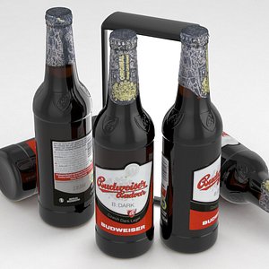 beer budvar budweiser 3D model