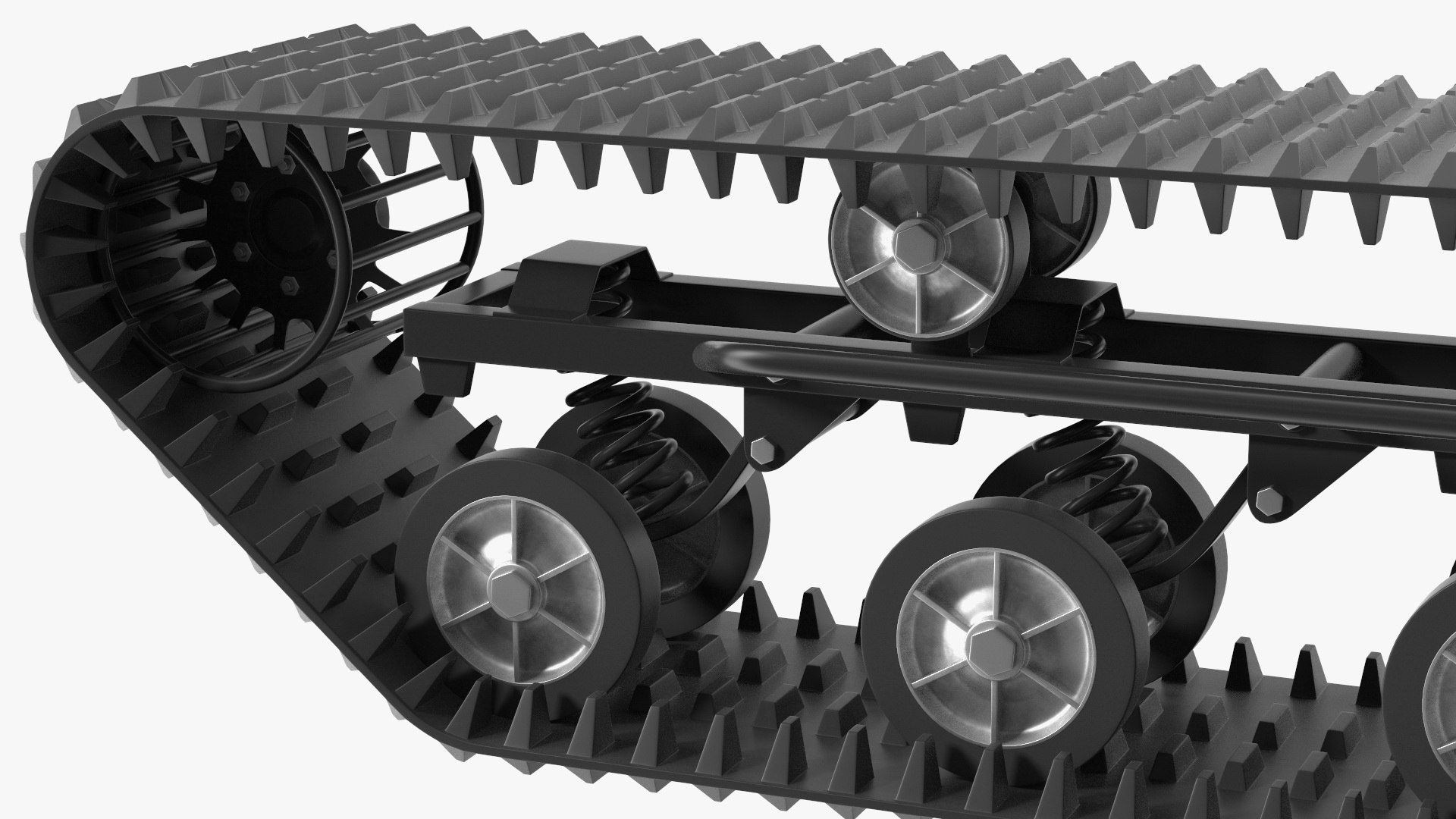 ATV Track 3D Model - TurboSquid 2002533