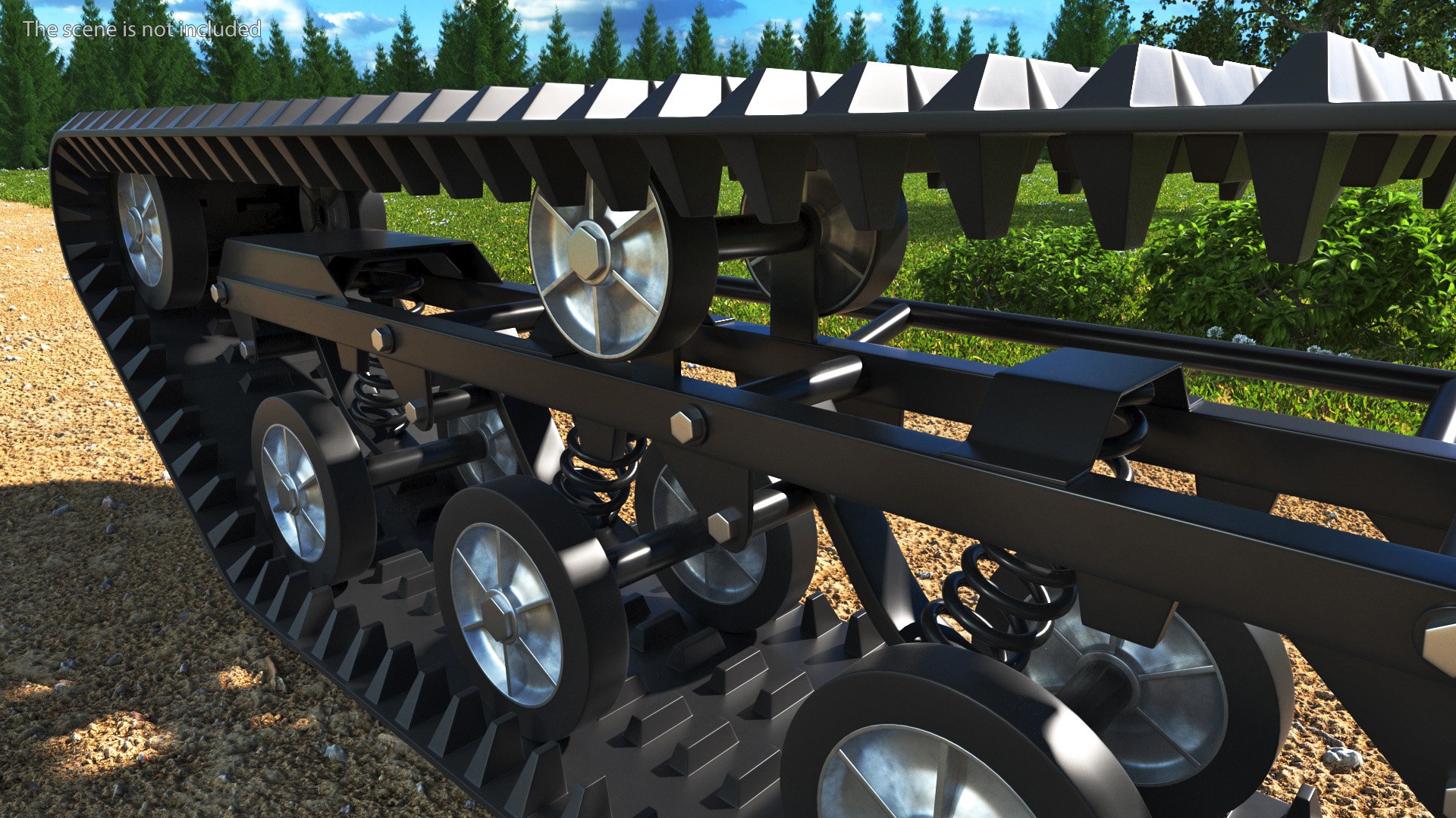 ATV Track 3D Model - TurboSquid 2002533