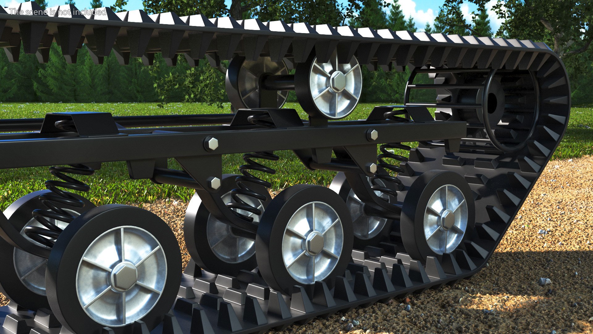 ATV Track 3D Model - TurboSquid 2002533