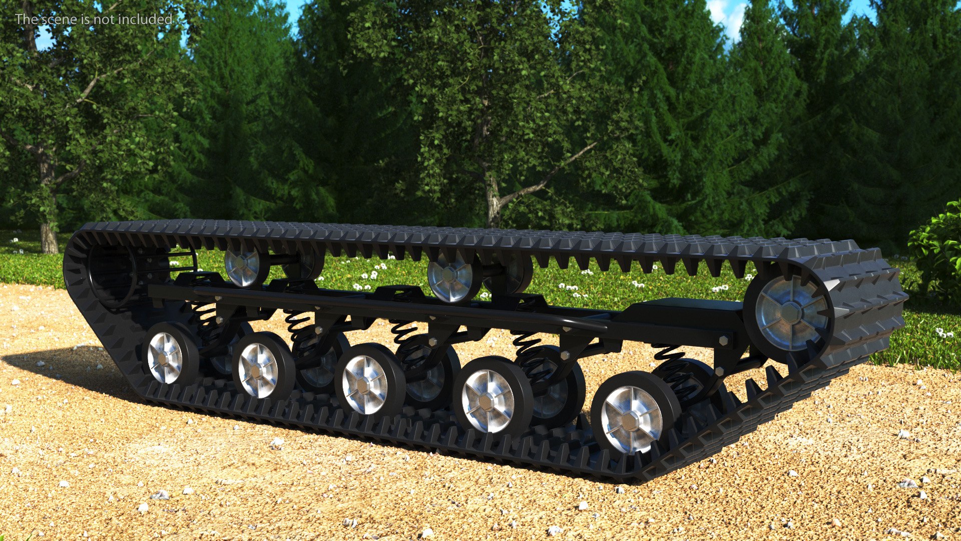 ATV Track 3D Model - TurboSquid 2002533