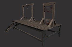 Gallows and Medieval Guillotine - Torture Pack