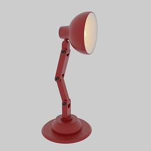 3D model lamp rigged