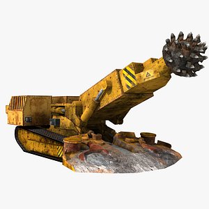 tunnel boring machine 3d lwo