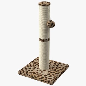 Sisal Rope Cat Scratching Post with Ball Spots