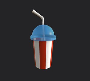 Plastic cup cartoon
