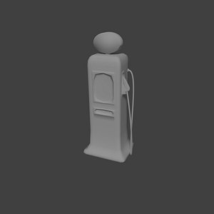 free 3ds model gaspump gas pump
