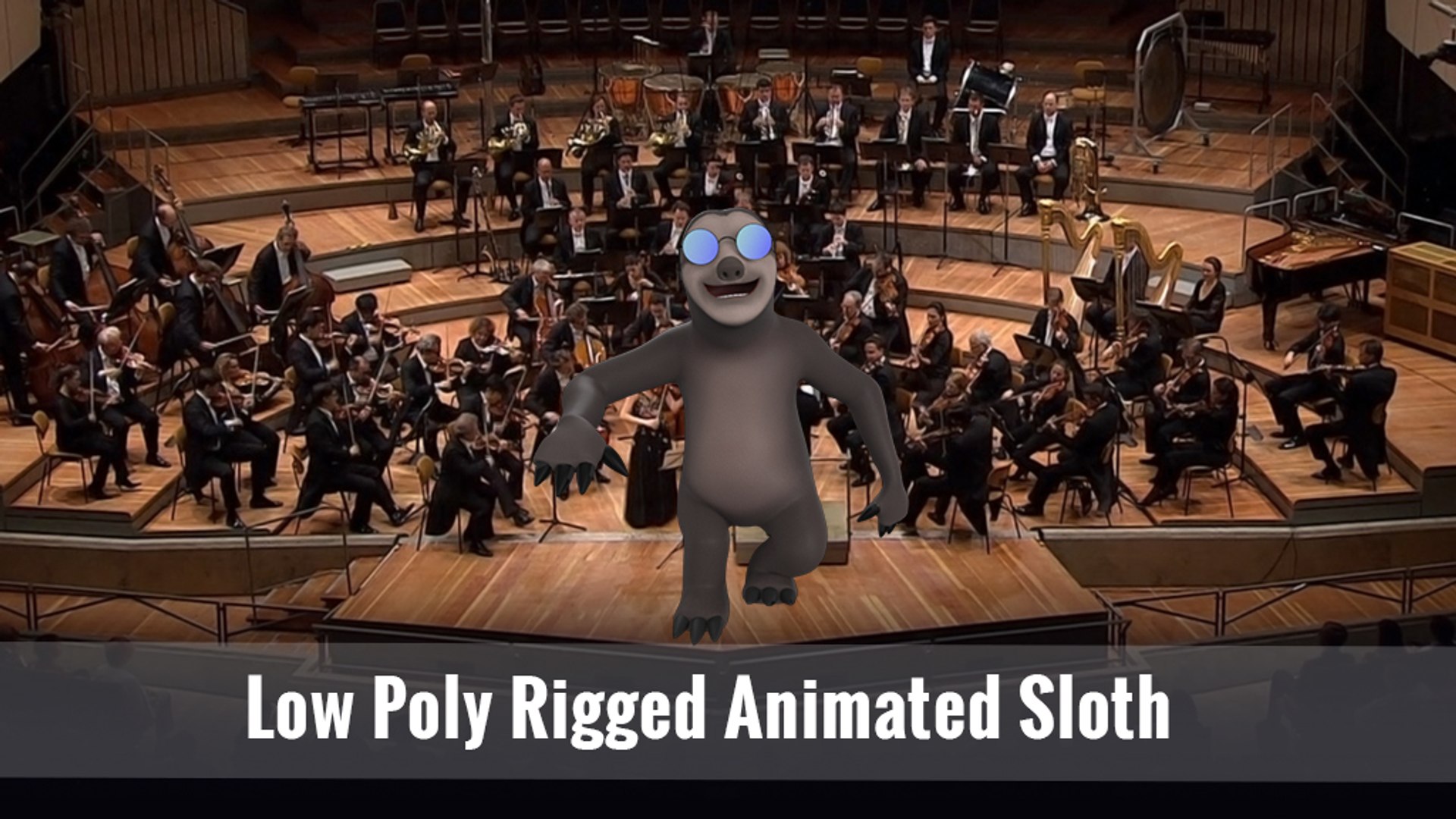 3D Sloth Dance Ar Model - TurboSquid 1598179