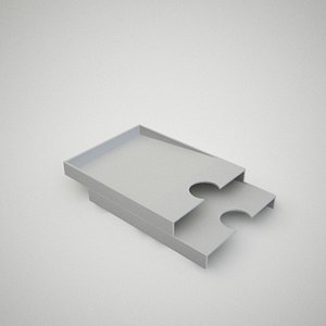 3d paper holder model