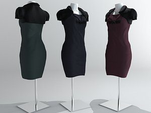3d dress dummy model