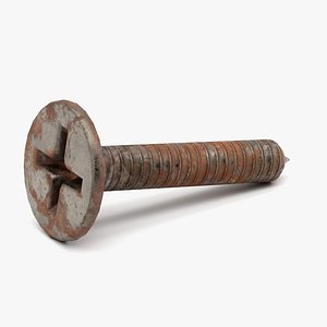 Screw - Rusty Self Tapping Flat Head Phillips - Game Ready
