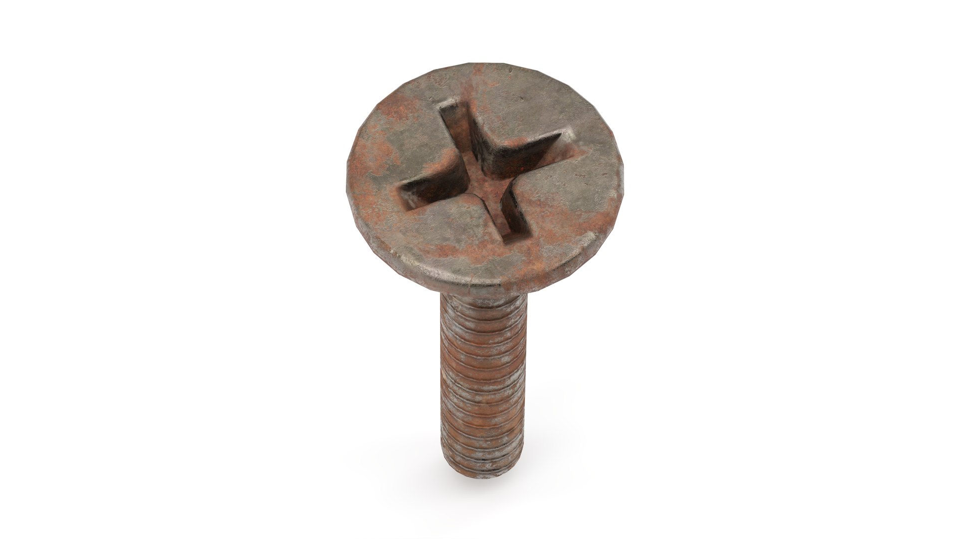 Screw - Rusty Self Tapping Flat Head Phillips - Game Ready 3D model https://p.turbosquid.com/ts-thumb/4c/Lo1zWA/Pl/preview09/jpg/1782334539/1920x1080/fit_q87/b5d1921890e4b26f8c31bfeac254b9d20caf6b33/preview09.jpg
