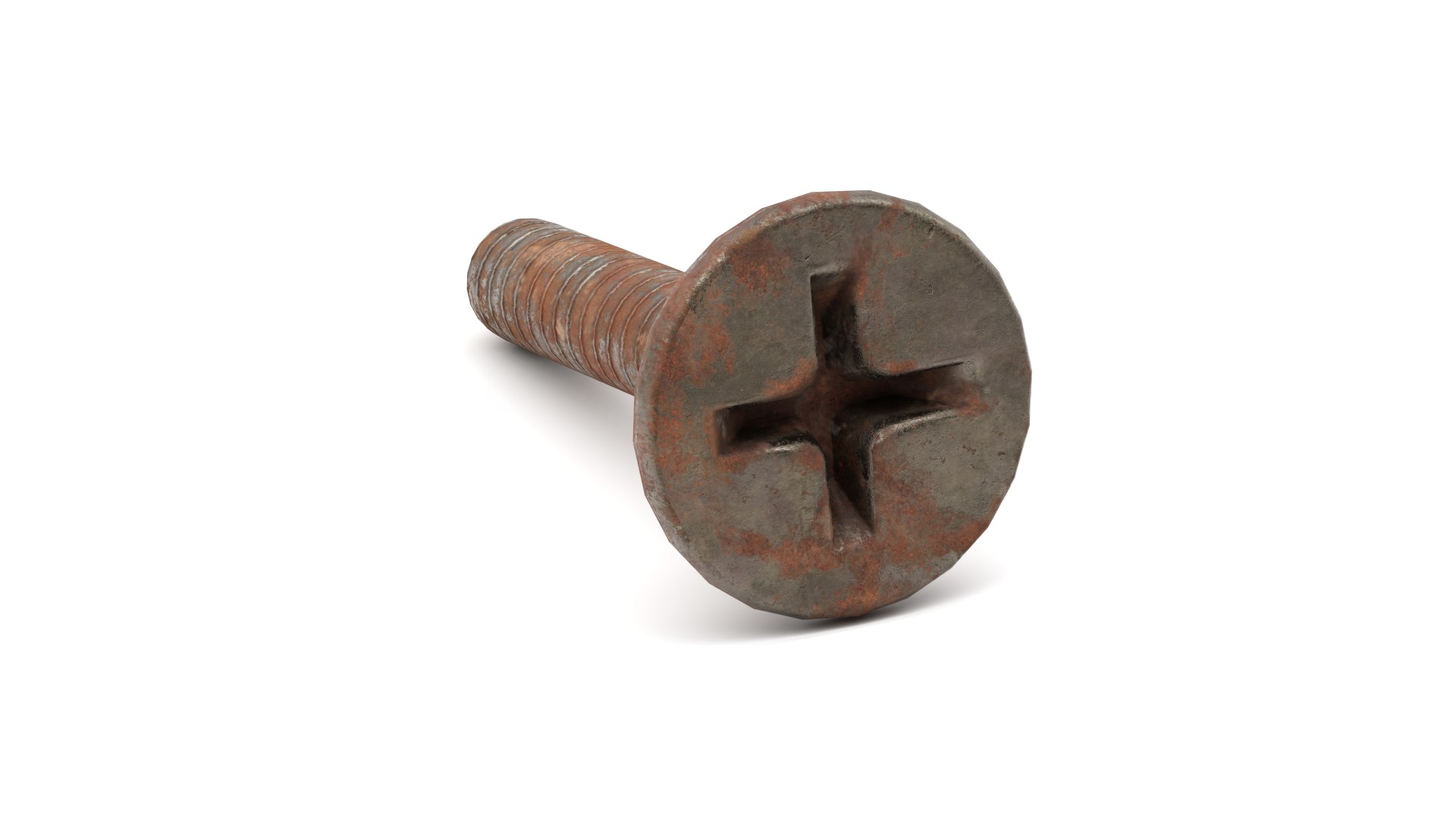 Screw - Rusty Self Tapping Flat Head Phillips - Game Ready 3D model https://p.turbosquid.com/ts-thumb/4c/Lo1zWA/uo/preview07/jpg/1782334538/1920x1080/fit_q87/2007cfb9b119c1b66f4c0a3accc43bc4e568b0de/preview07.jpg