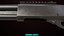 Petit fusil de chasse 01 Noir et argent Single Mat Toutes les textures PBR Unity UE