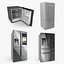 refrigerators 4 samsung 3D model