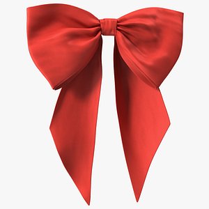 Vogue Bow Red 3D model