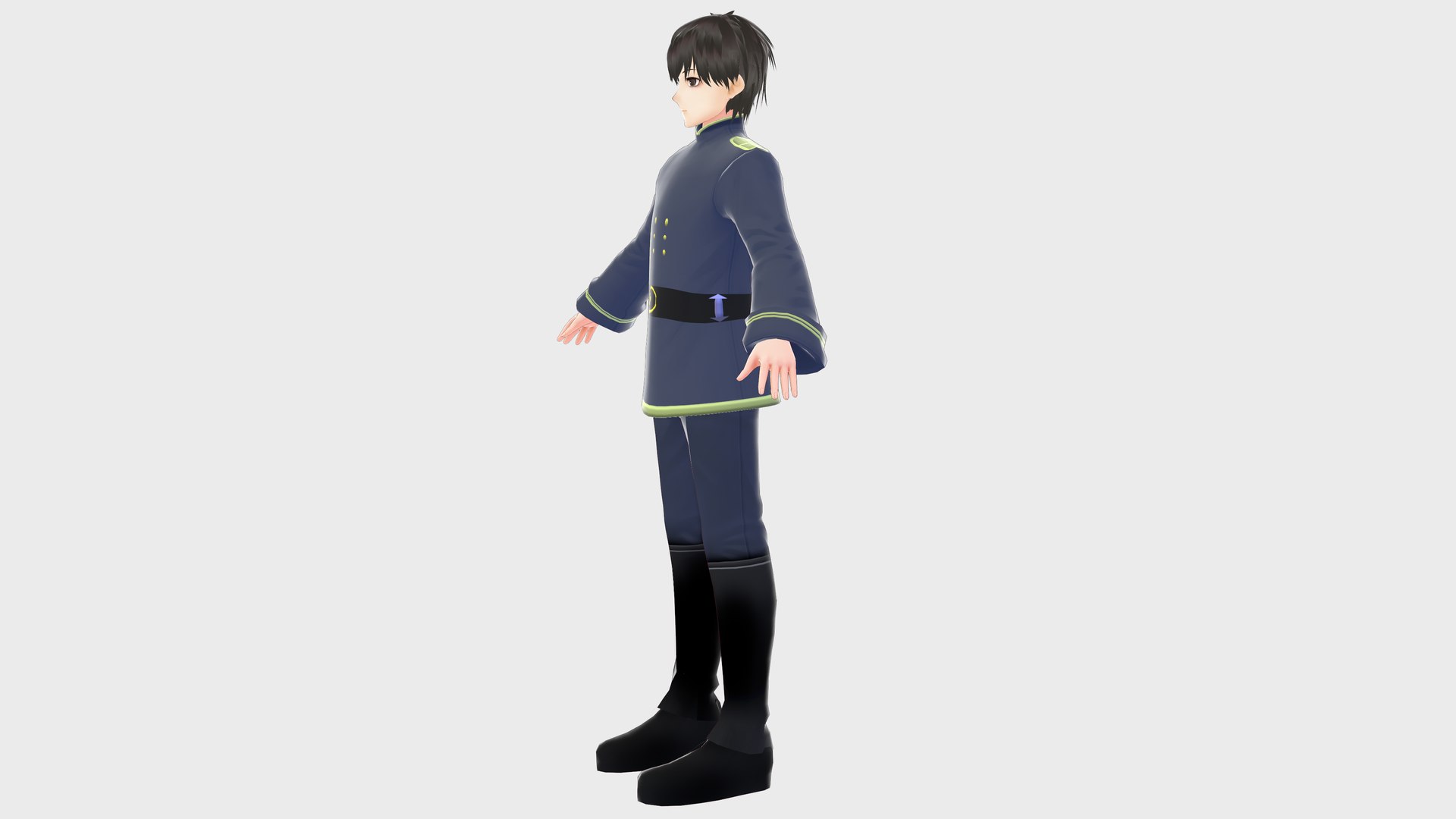 KIRITO 3D MODEL T-POSE SHAPE KEYS RIGGED 3D Model - TurboSquid 1855723