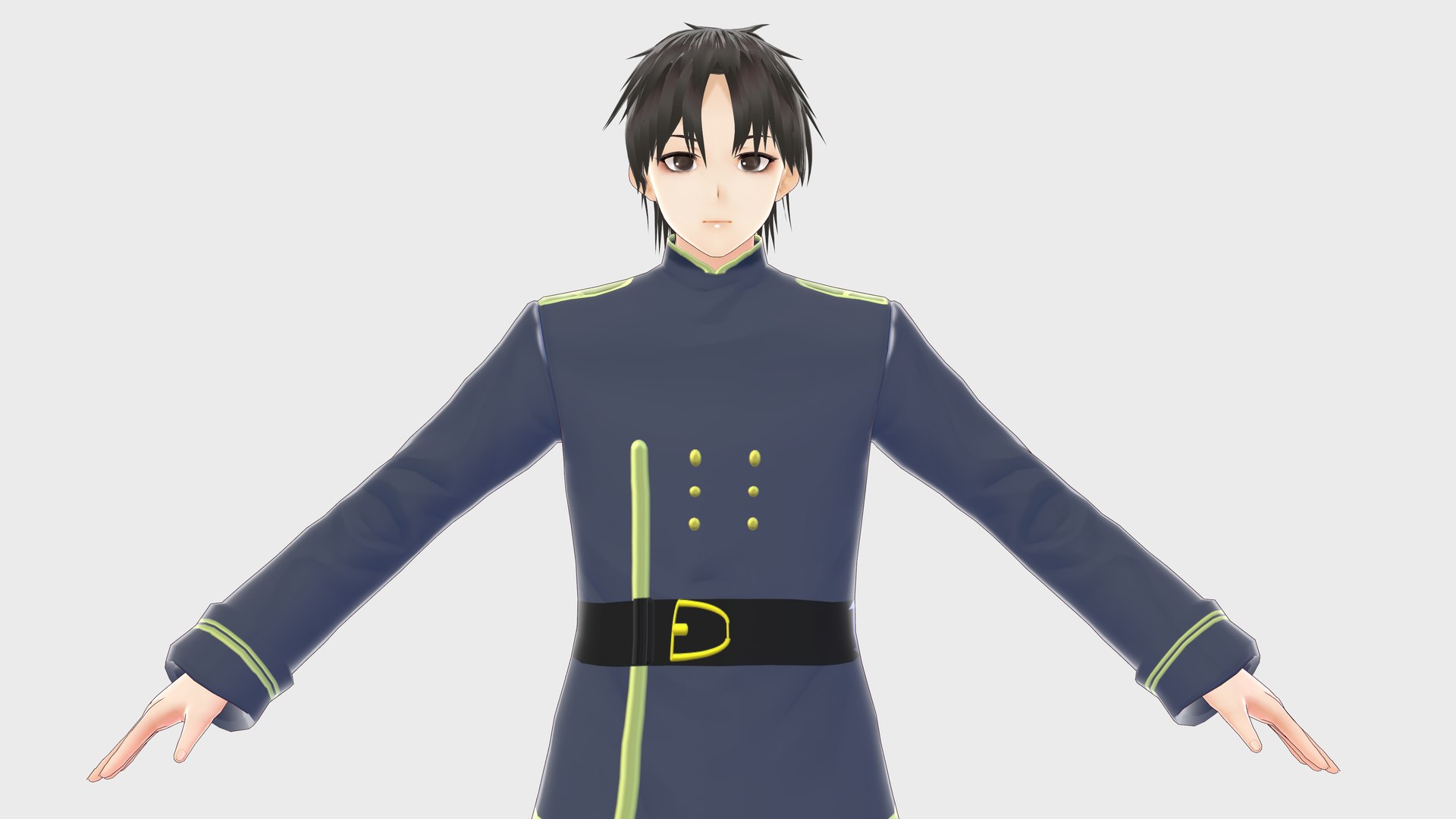 KIRITO 3D MODEL T-POSE SHAPE KEYS RIGGED 3D Model - TurboSquid 1855723