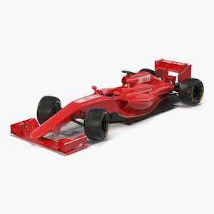 formula car rigged generic 3d max
