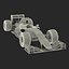 formula car rigged generic 3d max