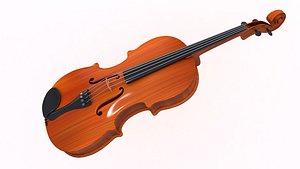3D Violin model 3D model