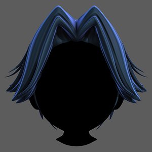 3D model 3D Hair style for boy V90
