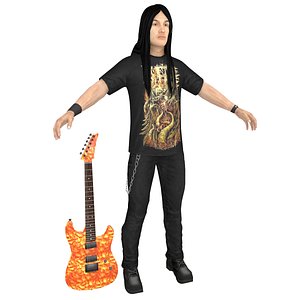 guitar player model